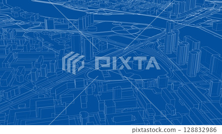 Urban Blueprint Design 128832986