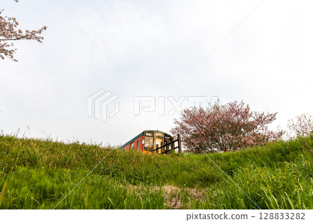Hatakama, Kakegawa City, Shizuoka Prefecture Tenryu Hamanako Railway and scenery along the line 128833282