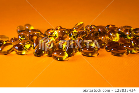 Lots of pills in a blister packs. Medical drug. Medicine. Medical background 128835434