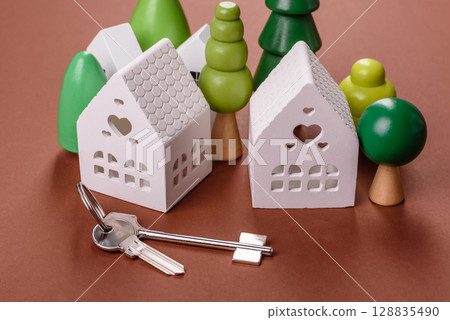 Money, property and loan, conceptual business background Money, property and loan, conceptual business background 128835490