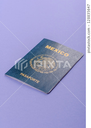 Mexican passport for travelling, flying and doing business Mexican passport for travelling, flying and doing business 128835647