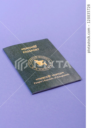 International passport of Bangladeshi citizen for global business 128835726