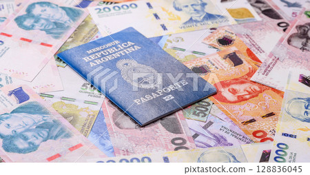 Argentine passport for travelling, flying and doing business Argentine passport for travelling, flying and doing business 128836045