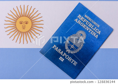 Argentine passport for travelling, flying and doing business Argentine passport for travelling, flying and doing business 128836144