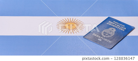 Argentine passport for travelling, flying and doing business Argentine passport for travelling, flying and doing business 128836147