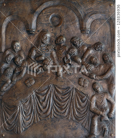 Last Supper Church of St. John in Piflas, Germany 128836936