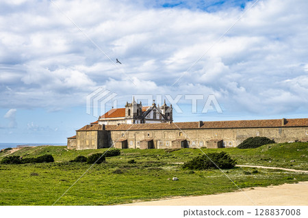 Santuario de Nossa Senhora do Cabo Espichel, located to the west of Sesimbra, Portugal Santuario de Nossa Senhora do Cabo Espichel, located to the west of Sesimbra, Portugal 128837008