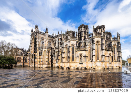 The Monastery of Batalha is a Dominican convent in the civil parish of Batalha, Portugal The Monastery of Batalha is a Dominican convent in the civil parish of Batalha, Portugal 128837029