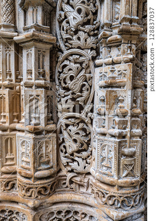 The Capelas Imperfeitas, Unfinished Chapels of Monastery of Batalha at Batalha, Portugal. 128837037