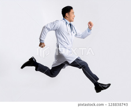 醫護人員奔波 128838743