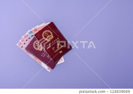 China Citizen Passport, Chinese document for global business 128839089