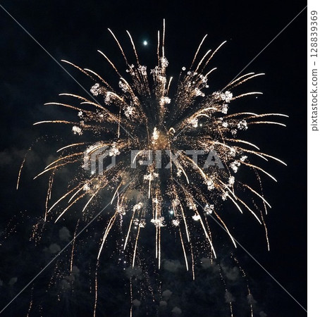 White fireworks 128839369