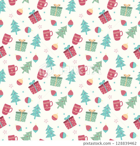 merry christmas pattern 128839462