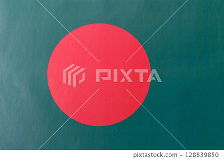 The flag of Bangladesh as a symbol of freedom, a backdrop 128839850