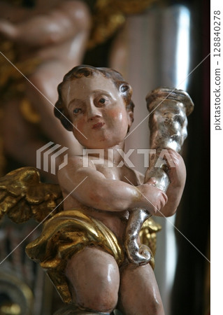 Angel, Parish Church of Our Lady of snow in Kamensko, Croatia Angel, Parish Church of Our Lady of snow in Kamensko, Croatia 128840278