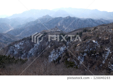 Great Wall of China in Badaling Great Wall of China in Badaling 128840283