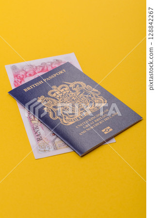 British passport for travelling, flying and doing business. UK document, id British passport for travelling, flying and doing business. UK document, id 128842267
