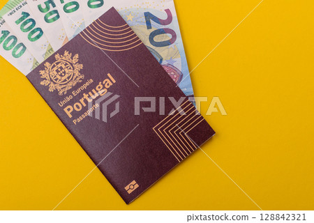 Portugal passport, Portuguese document for global business 128842321
