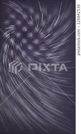 A view of the stars of the Milky Way with a mountain top in the foreground.Perseid Meteor Shower observation A view of the stars of the Milky Way with a mountain top in the foreground.Perseid Meteor Shower observation 128842530