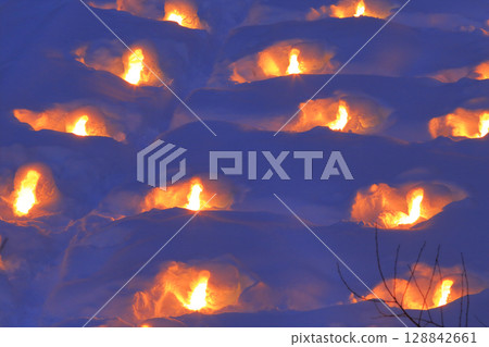 Yunishigawa Onsen Kamakura Festival Yunishigawa Onsen Kamakura Festival 128842661