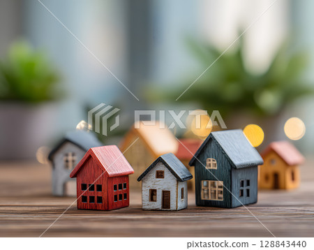 Real estate, property, selling and buying premises for business. Real estate concept. Neural network AI generated art Real estate, property, selling and buying premises for business. Real estate concept. Neural network AI generated art 128843440