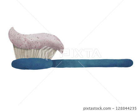 A Whimsical Toothbrush that features a delightful Frosting Design, perfect for fun settings 128844235