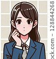 日本女學生驚訝的表情真是可愛又漂亮！身穿制服的emo少女高中生或國中生的AI插畫《Aoharu》 128844268
