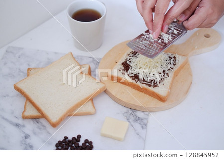 Simple Breakfast Preparation 128845952