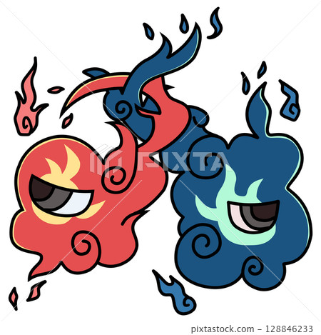 Japanese Yokai: Janjanbi, Onibi 128846233