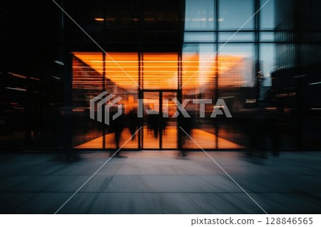 Modern Office Meeting Room with Stylish Atmosphere 128846565