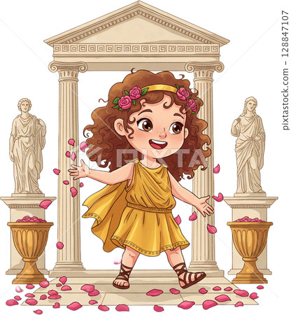 Roman Temple Princess 128847107