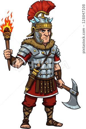 Roman Sentinel with Torch Roman Sentinel with Torch 128847108