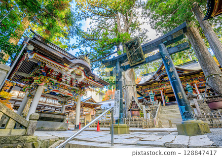 Mitsumine Shrine in Autumn, Chichibu City, Saitama Prefecture Mitsumine Shrine in Autumn, Chichibu City, Saitama Prefecture 128847417