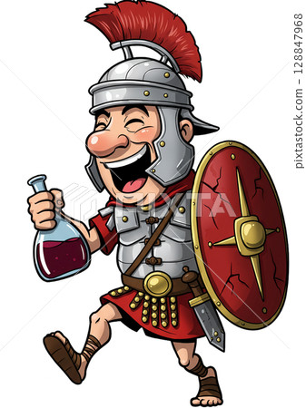 Cheerful Roman Soldier Cheerful Roman Soldier 128847968