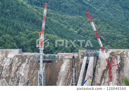 Naruse Dam nearing completion. Photographed on July 17, 2025. 128848168