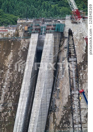 Naruse Dam nearing completion. Photographed on July 17, 2025. 128848169