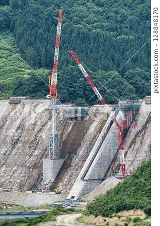 Naruse Dam nearing completion. Photographed on July 17, 2025. 128848170