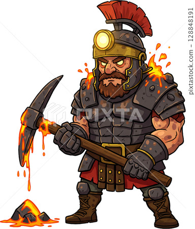 Lava Pickaxe Fighter 128848191
