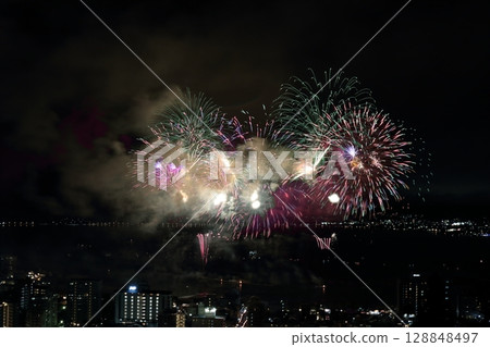 Lake Suwa fireworks festival Lake Suwa fireworks festival 128848497
