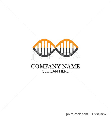 Infinity DNA Logo Icon Vector Infinity DNA Logo Icon Vector 128848878
