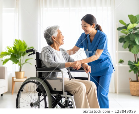 關心病人的醫生 關心病人的醫生 128849059