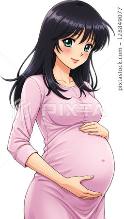 Confident Pregnant Woman 128849077