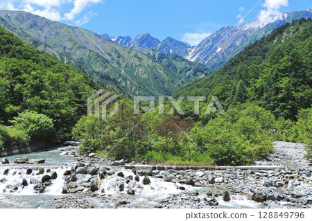 Summer in the Northern Alps, Tateyama Mountain Range: Fuchinokage 128849796