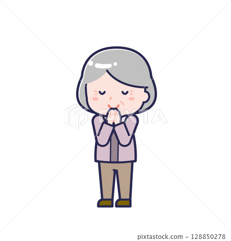 Senior in plain clothes / diagonal / female 24 Senior in plain clothes / diagonal / female 24 128850278