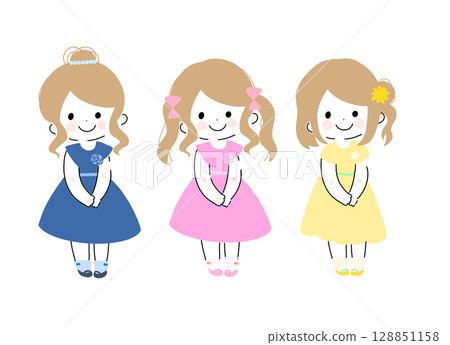 Girl at the presentation 128851158