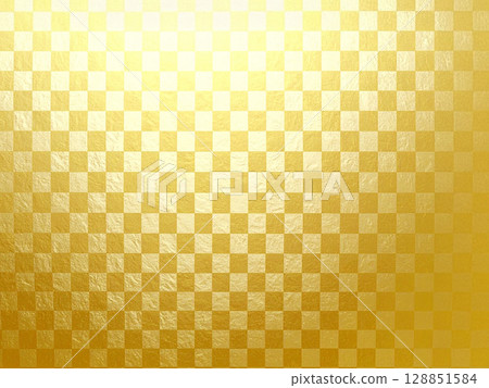 金色格子背景AI生成的圖像 128851584