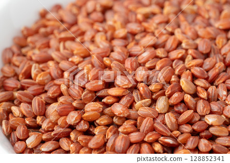 紅米飯的特寫 紅米飯的特寫 128852341