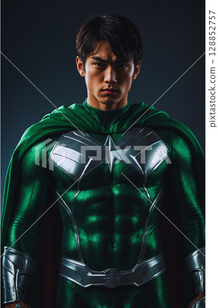 Hero Green Portrait 128852757