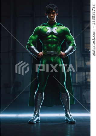 英雄綠色肖像 英雄綠色肖像 128852758