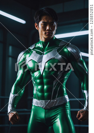 Hero Green Portrait 128852851